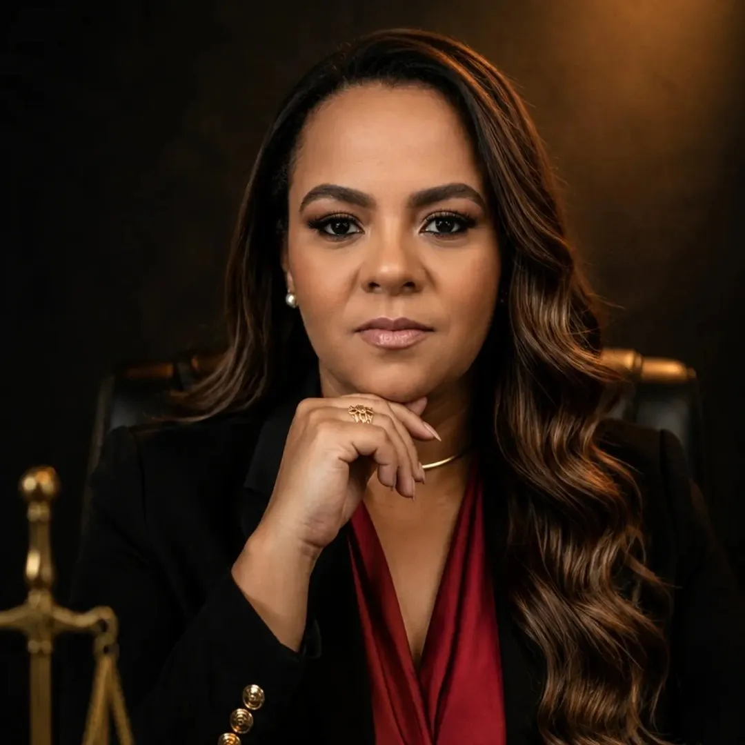 Dra. Wanessa Matias, advogada, em retrato de estúdio